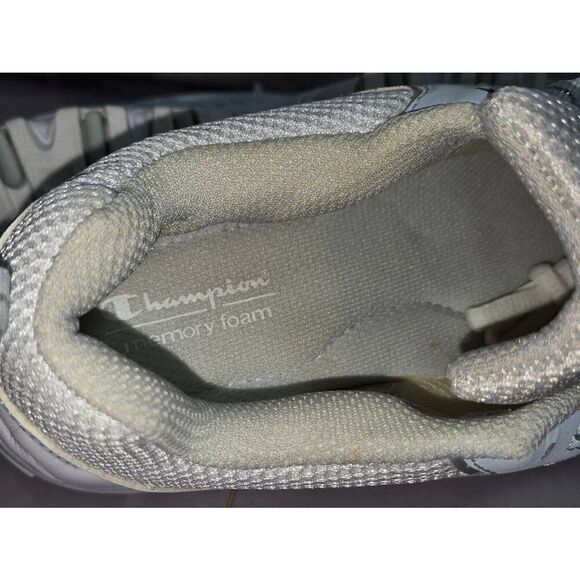 Champion Women's Size 5.5W White/Baby Blue Memory Foam Sneakers - Picture 7 of 8